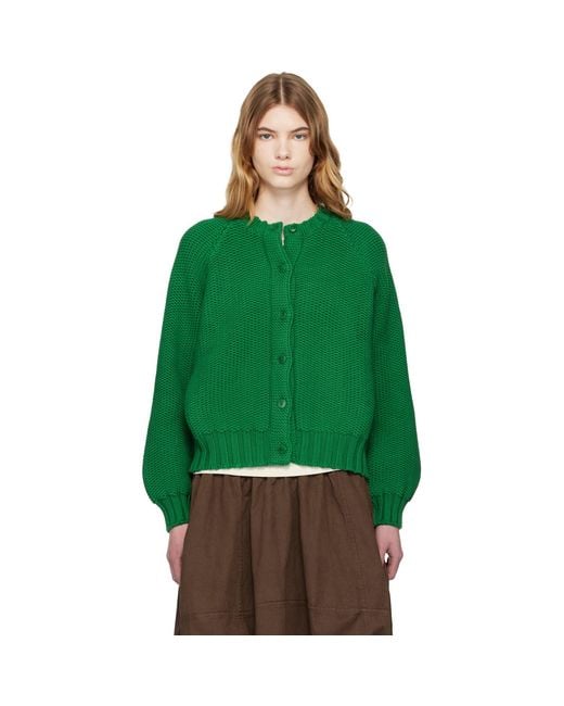 YMC Green Atomic Cardigan