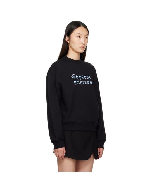 Coperni Black Princess' Sweatshirt