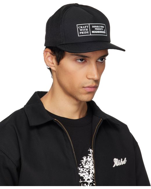 Neighborhood Black Mesh Cap for men