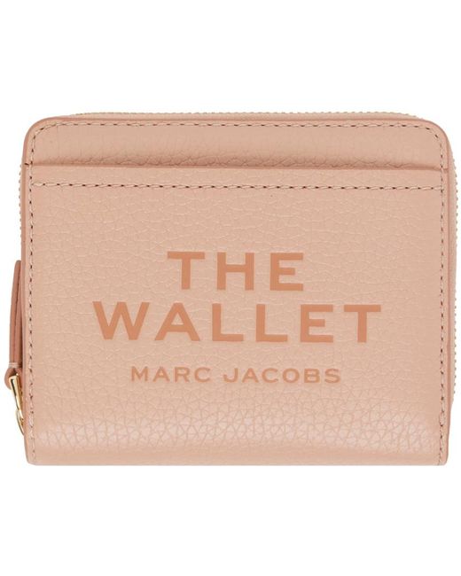 Mini portefeuille compact 'the wallet' en cuir Marc Jacobs en coloris Black
