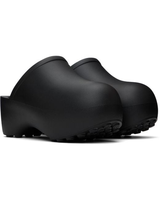 PRAYING Black Clogs for men