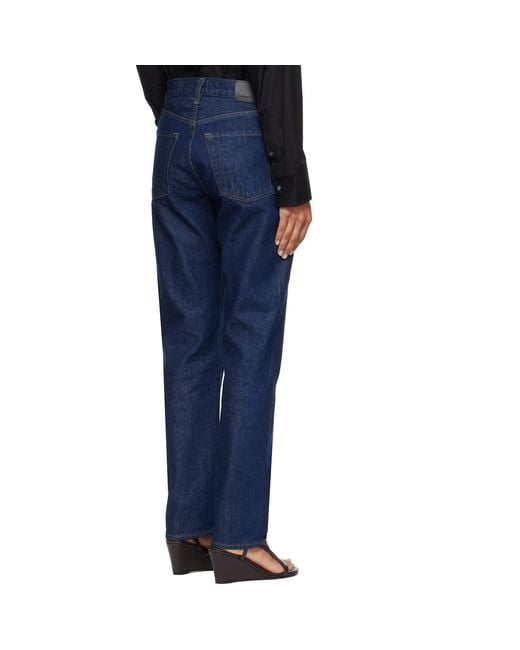 Citizens of Humanity Blue 90S High Rise Straight Jeans