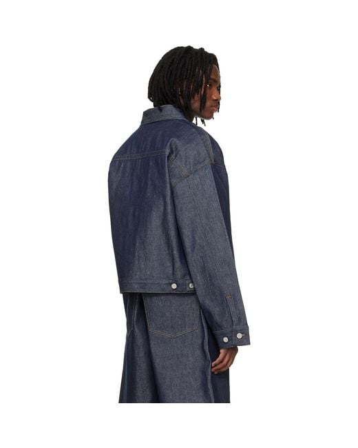 Agolde Blue Blaze Denim Jacket for men