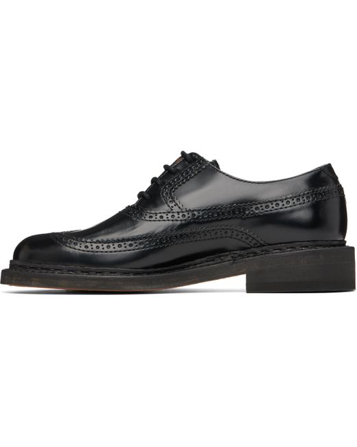 Our Legacy Black Brogue Parade Derbys for men