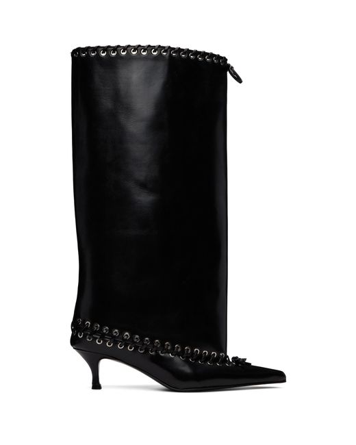 August Barron Black Level Tall Boots