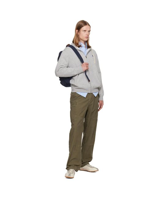 Polo Ralph Lauren Blue Polo Bear Canvas Backpack for men