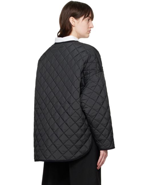 Totême  Black Quilted Jacket