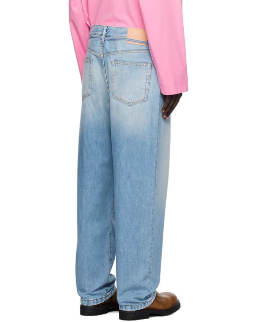 メンズ Acne ブルー 1991 Toj ルーズフィット ジーンズ Blue