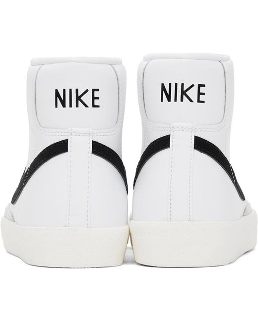 Nike Black White Blazer Mid '77 Vintage Sneakers for men