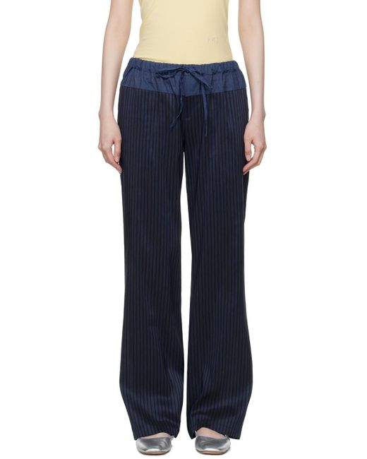 Paloma Wool ネイビー& Olga ラウンジパンツ Blue