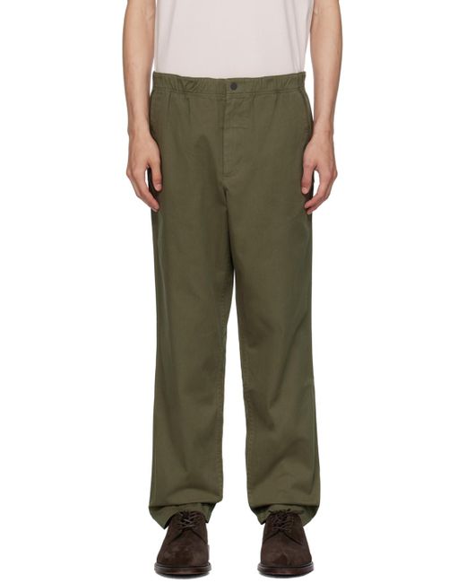 Norse Projects Green Ezra Trousers for men