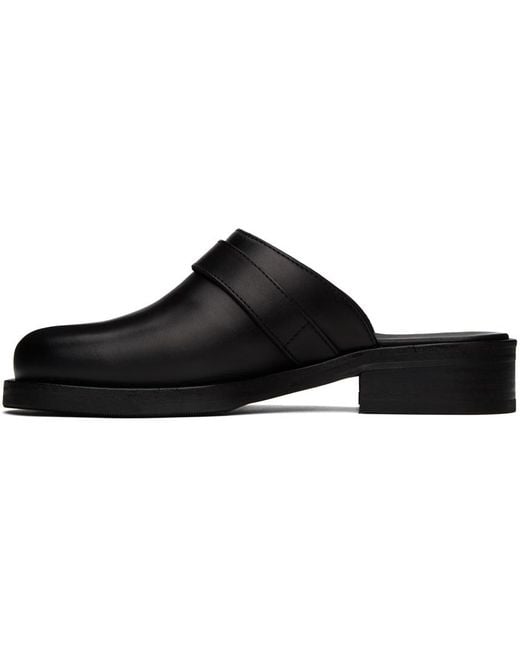 Our Legacy Black Camion Mules for men