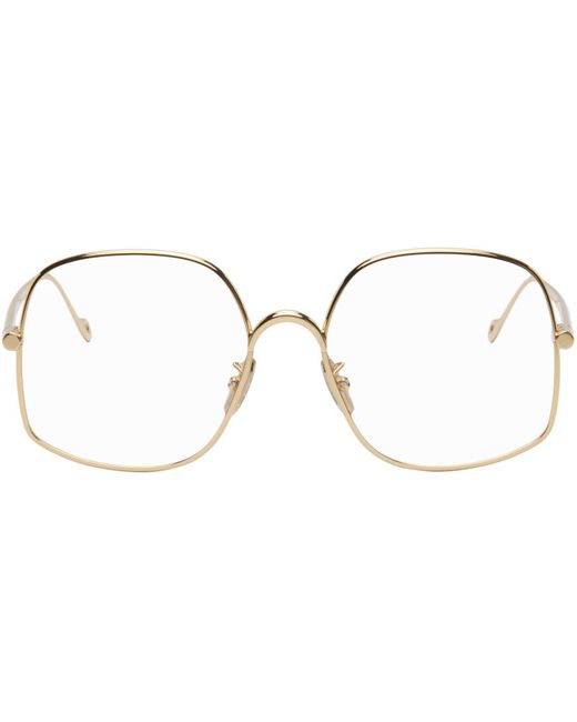 Loewe Black Gold Oversized Glasses