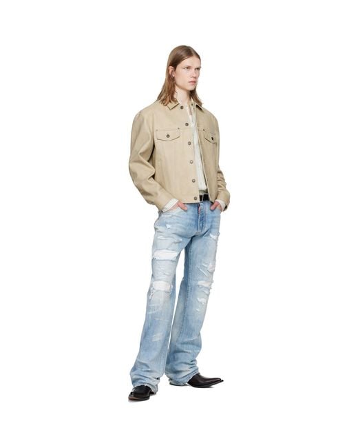 DSquared² Blue Be Proud Wash 'The American' Jeans for men