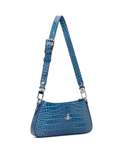 Vivienne Westwood Blue Tasha Shoulder Phone Bag