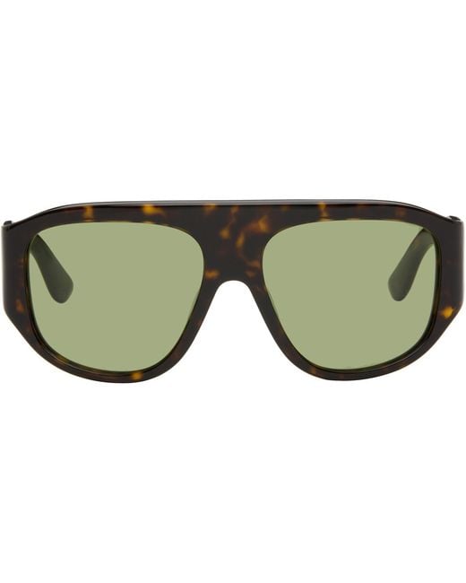 Retrosuperfuture Green Biscotto Sunglasses for men