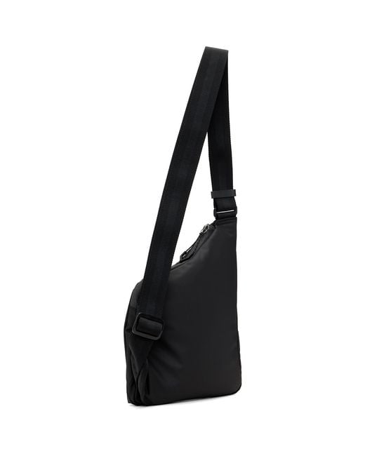 Boss Black Canvas Messenger Bag for men