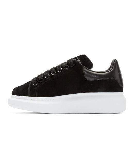 Mcqueen clearance velvet trainers