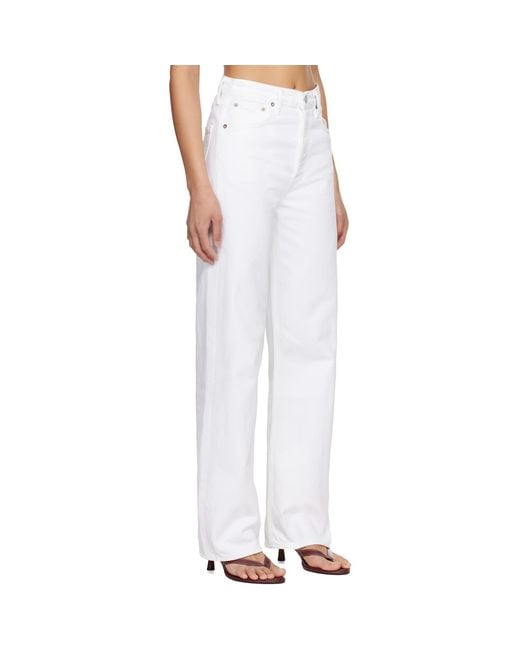 Agolde White Ren Jeans
