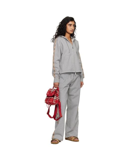 Burberry Red Mini Horseshoe Backpack