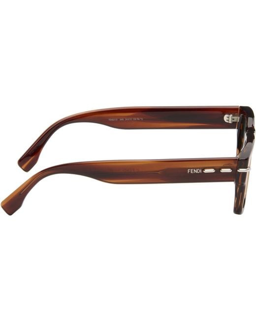Fendi Gray Selleria' Sunglasses for men