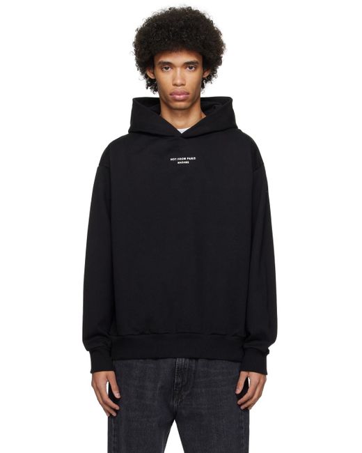 Pull à capuche 'le hoodie slogan' noir Drole de Monsieur pour homme en coloris Black