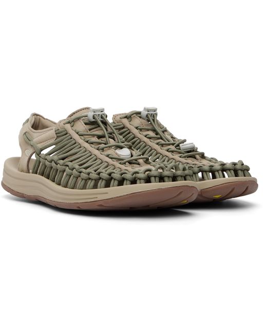 Keen Black Taupe Uneek Sandals for men
