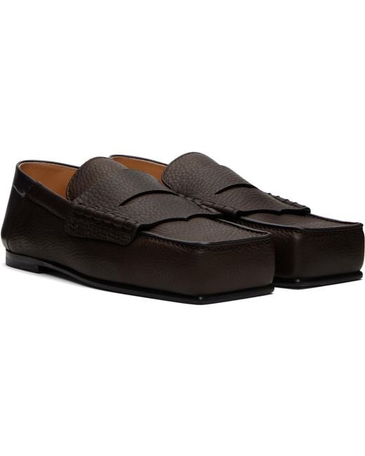 Jacquemus Black 'The Carré' Loafers