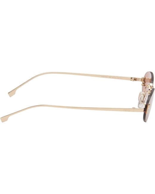 Fendi Pink First' Crystal Sunglasses