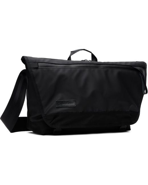 Master Piece Black Slick Messenger Bag for men