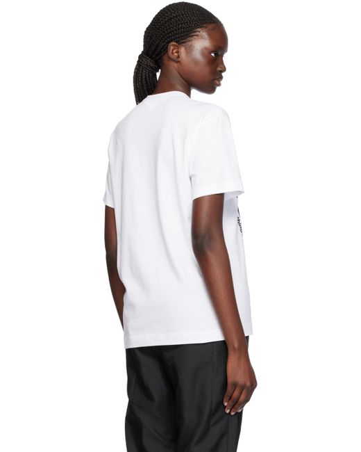 T-shirt blanc - andy warhol Comme des Garçons en coloris Black