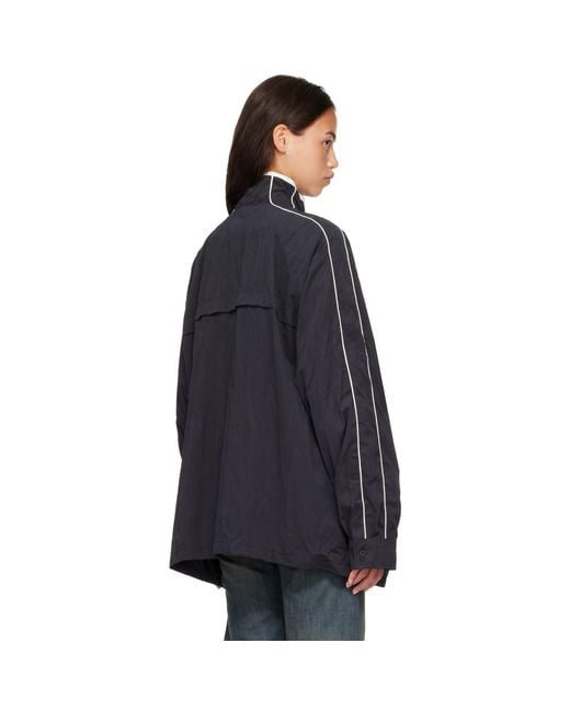 Balenciaga Blue Fluid Peachy Track Jacket