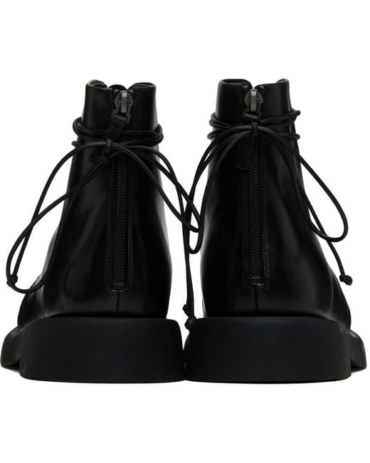 Marsèll Black Gomme Gommello Boots for men