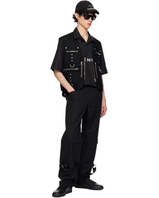 Veste noire à poches Givenchy pour homme en coloris Black