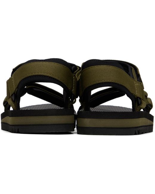 Sandales de randonnée universal kaki Teva pour homme en coloris Black