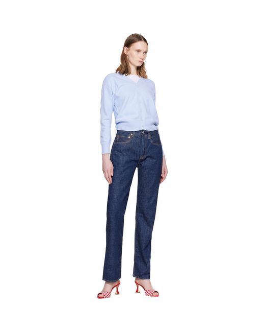 Levi's レディース ブルー ネイビー '70S 501 ジーンズの通販はau PAY