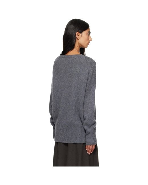 Lisa Yang Gray Mila Sweater