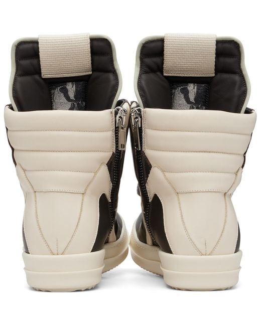 Rick Owens Brown Tower Jumbolaced Geobasket Sneakers for men