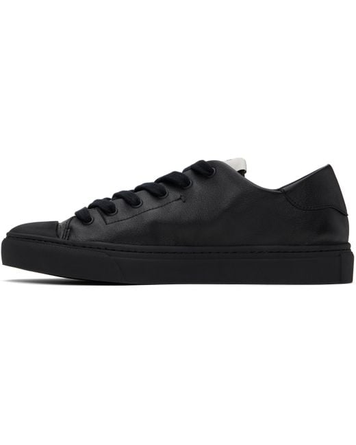 メンズ Vivienne Westwood ブラック Soft Punch ローカットスニーカー Black