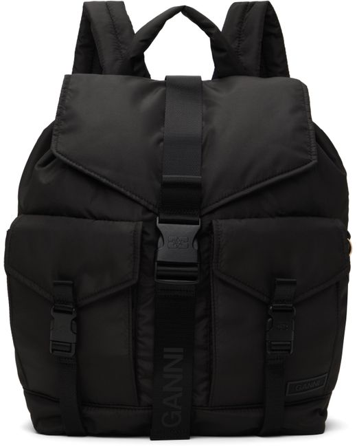 Ganni ブラック Tech バックパック Black