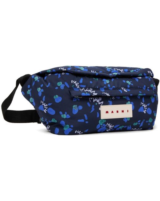 Marni Blue Large Marsupio Pouch for men