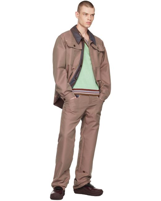 Kiko Kostadinov Multicolor Brown Mcnamara Trousers for men