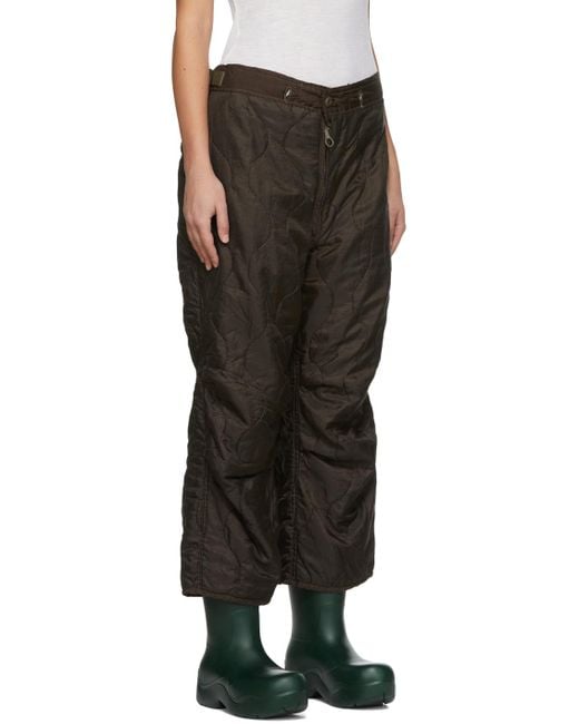 NOTSONORMAL Black Polyester Trousers