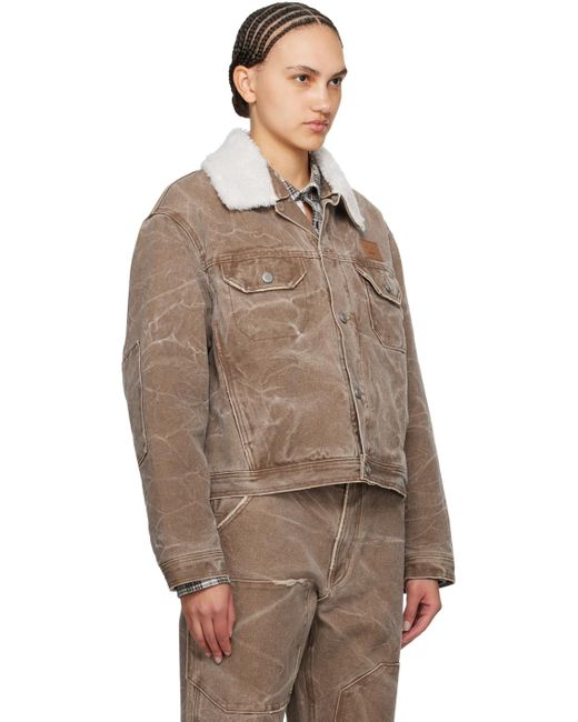 Acne Brown Padded Jacket