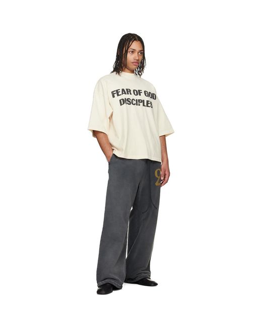 Fear Of God Black '26' Wide Leg Sweatpants for men
