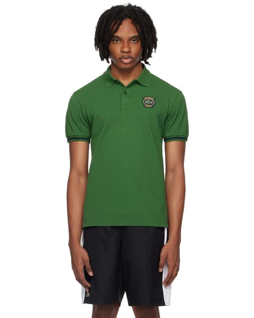 Lacoste Green Golf Polo for men