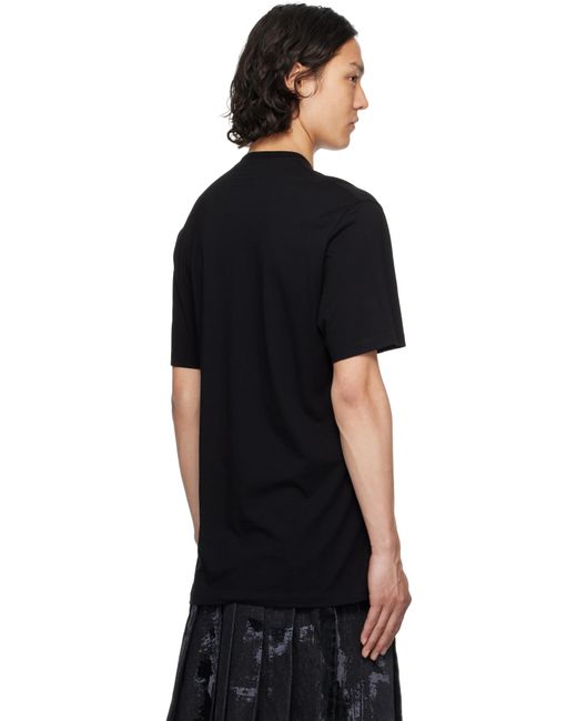 メンズ Julius ブラック Manifest グラフィックTシャツ Black