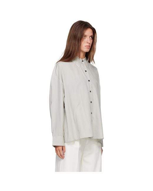 Cordera Gray Oversized Shirt