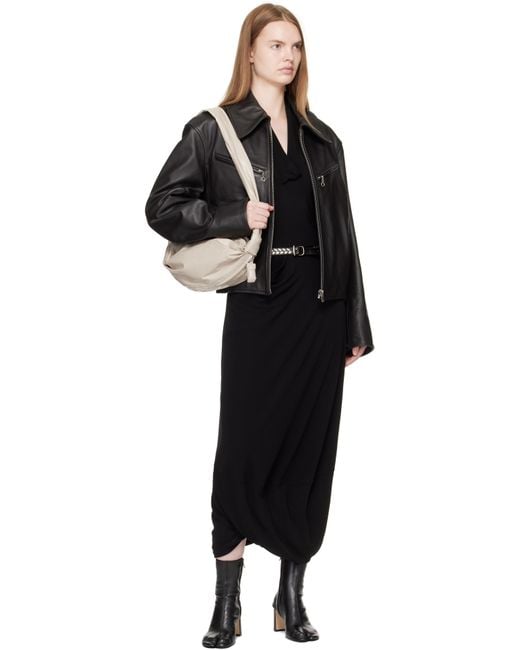 Lemaire トープ スモール Soft Croissant バッグ Natural