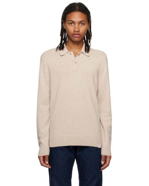 Norse Projects Black Beige Marco Polo for men